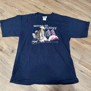 Vintage Navy NASA Return To Flight Kennedy Space Center Tee